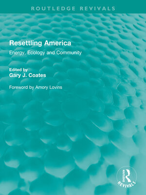 cover image of Resettling America
